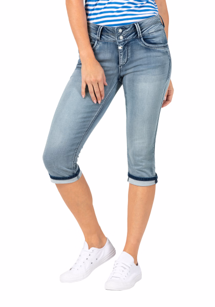 detail Timezone dámské jeans kraťasy 15-10015-20-3337