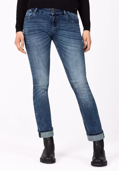 detail Timezone dámské jeans kalhoty 17-10068-00-3047 Slim MarahTZ